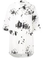 Lemaire Tie-dye Flared Shirt - White