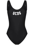 Gcds Logo Swimsuit - Black