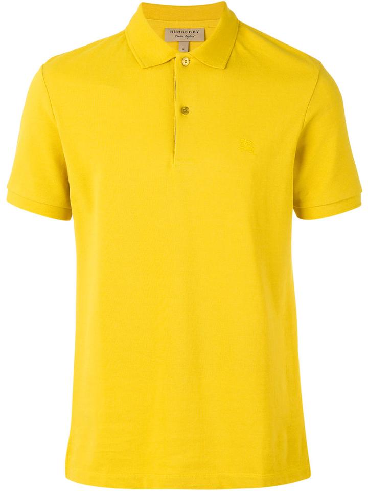 Burberry - Classic Polo Shirt - Men - Cotton - Xs, Yellow/orange, Cotton