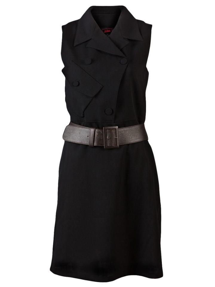 Jean Paul Gaultier Vintage Belted Dress - Black