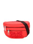 Kenzo Tiger Embroidery Belt Bag - Red