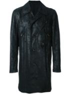 Comme Des Garçons Pre-owned Distressed Coat - Black