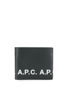 A.p.c. Logo Bi-fold Wallet - Black