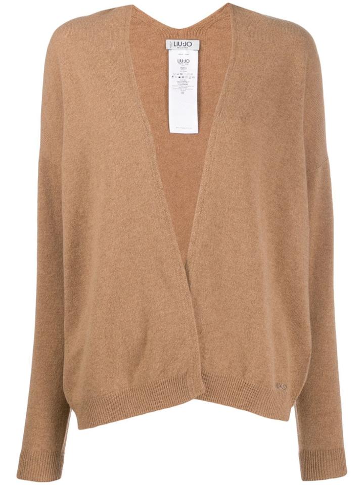 Liu Jo Open Front Cardigan - Neutrals