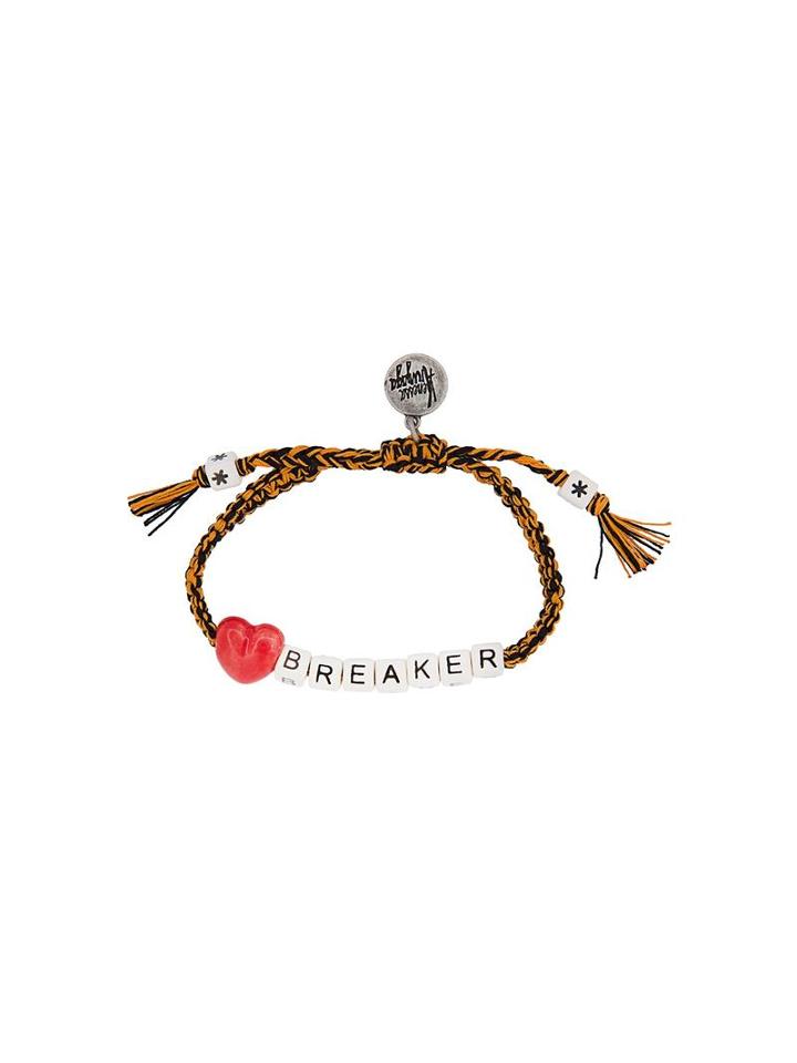 Venessa Arizaga 'heart Breaker' Bracelet, Women's, Yellow/orange