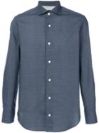 Eleventy - Plain Shirt - Men - Cotton - 42, Blue, Cotton