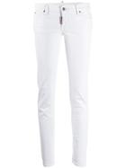 Dsquared2 Classic Cropped Skinny Jeans - White