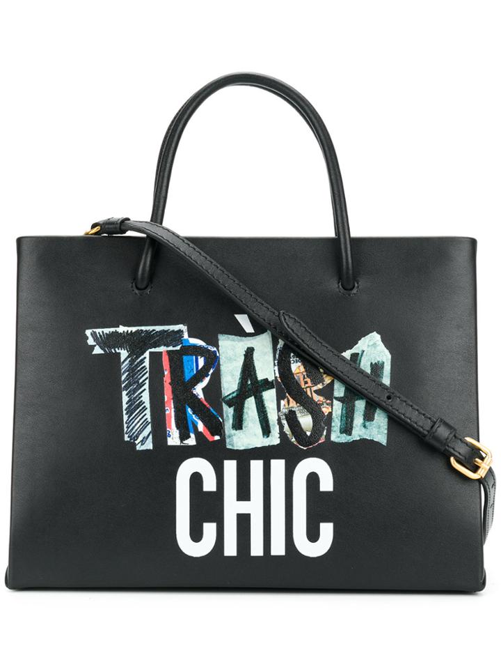 Moschino Trash Chic Tote - Black