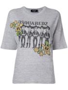 Dsquared2 Cowboy Print T-shirt - Grey