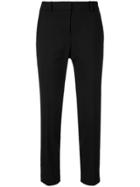 Theory Slim-fit Cropped Trousers - Black