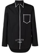 Maison Margiela Atelier Contrast Binding Shirt - Black