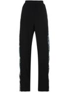 Mm6 Maison Margiela Sequine Stripe Straight Leg Trousers