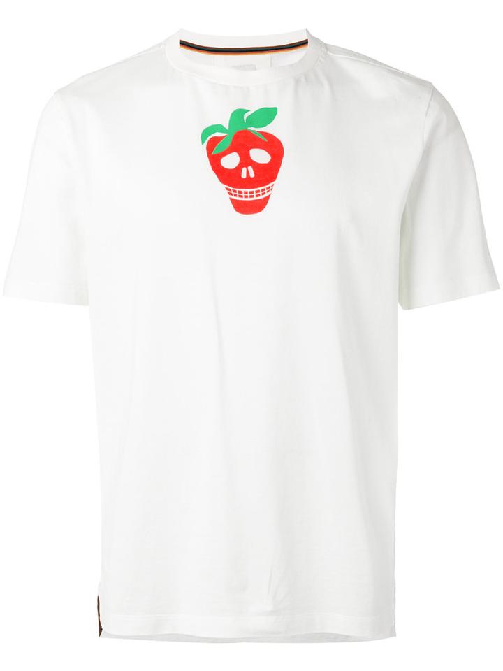 Paul Smith - Strawberry Print T-shirt - Men - Cotton - M, White, Cotton