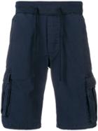 Woolrich Drawstring Waist Cargo Shorts - Blue