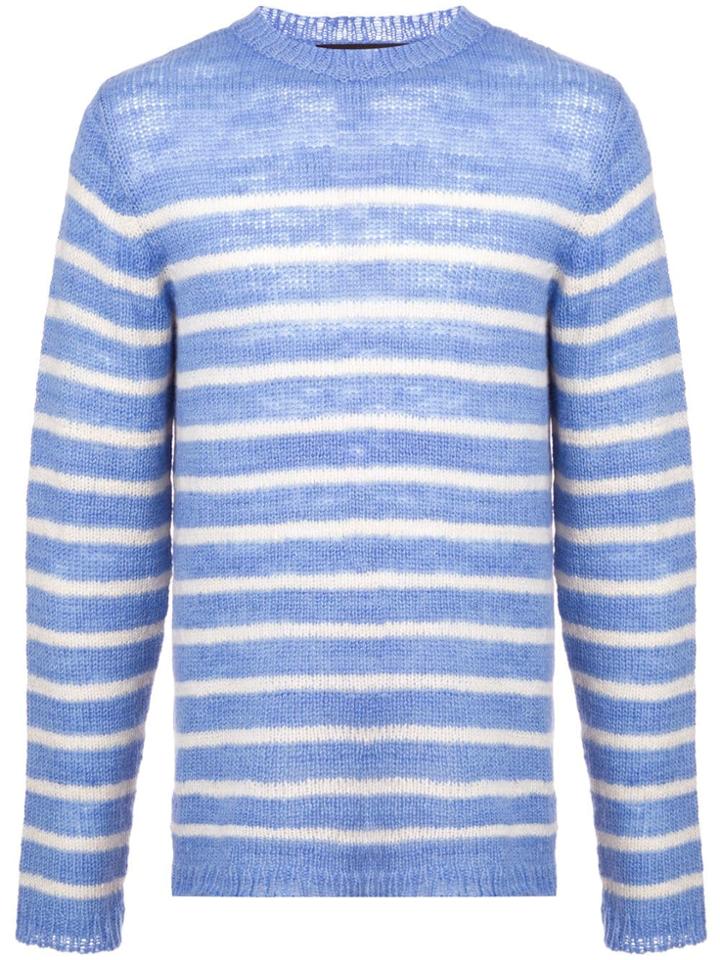 The Elder Statesman Picasso Jumper - Blue