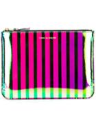 Comme Des Garcons 'crazy Stripe' Clutch