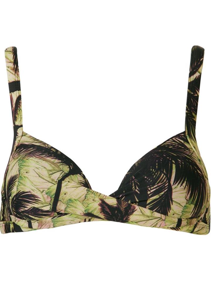 Blue Man 'coqueiral' Bikini Top, Women's, Size: P, Green, Polyamide/spandex/elastane