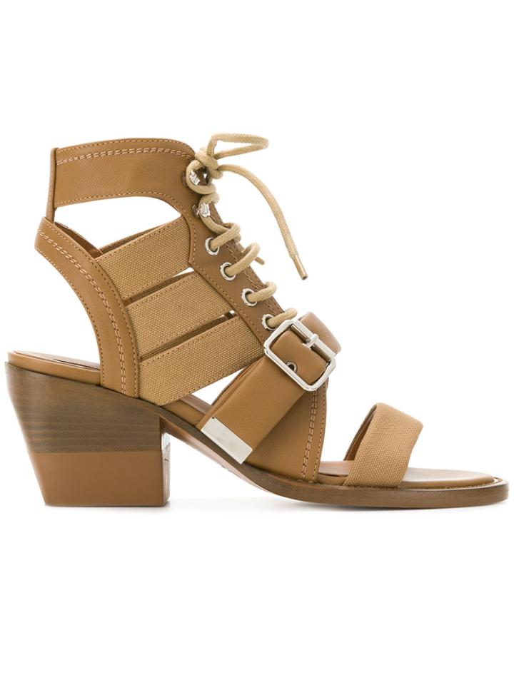 Chloé Rylee Sandals - Brown