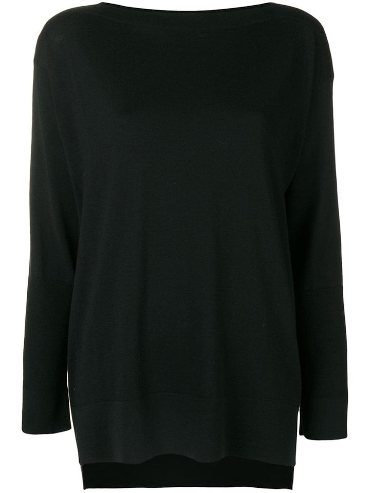 Agnona Boat Neck Sweater - Red