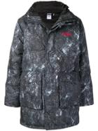 Puma Padded Graphic Print Coat - Grey