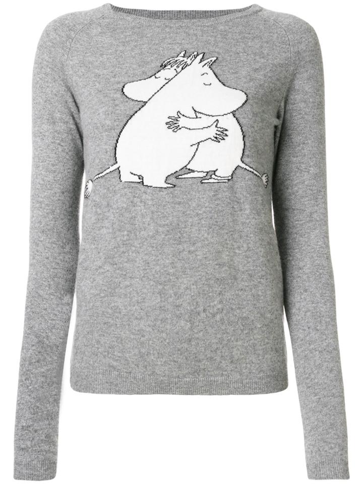 Chinti & Parker Moomin & Snork Maiden Cuddle Jumper - Grey