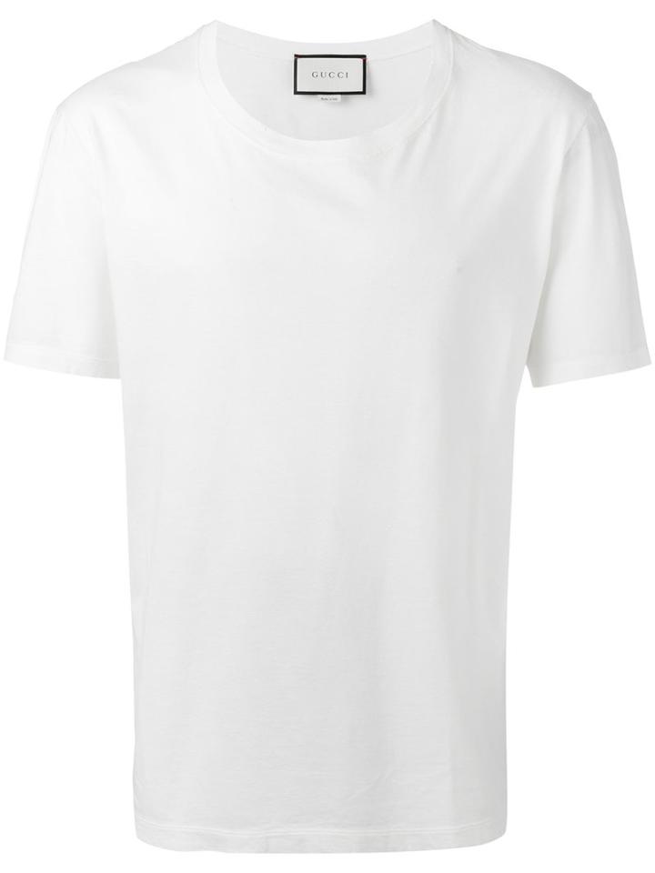 Gucci Classic T-shirt, Men's, Size: Medium, White, Cotton