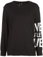 Neil Barrett Slogan Sleeve Sweatshirt - Black