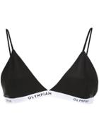 Olympiah Elasticated Bikini Top - Black