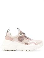 Moa Master Of Arts Mesh Panel Sneakers - Pink
