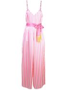 Morgan Lane Cai Striped Jumpsuit - Pink