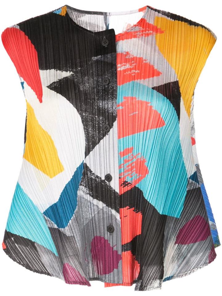 Pleats Please By Issey Miyake Laughing Rope Shirt - Multicolour