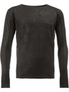 Rochas Round Neck Sweater - Black