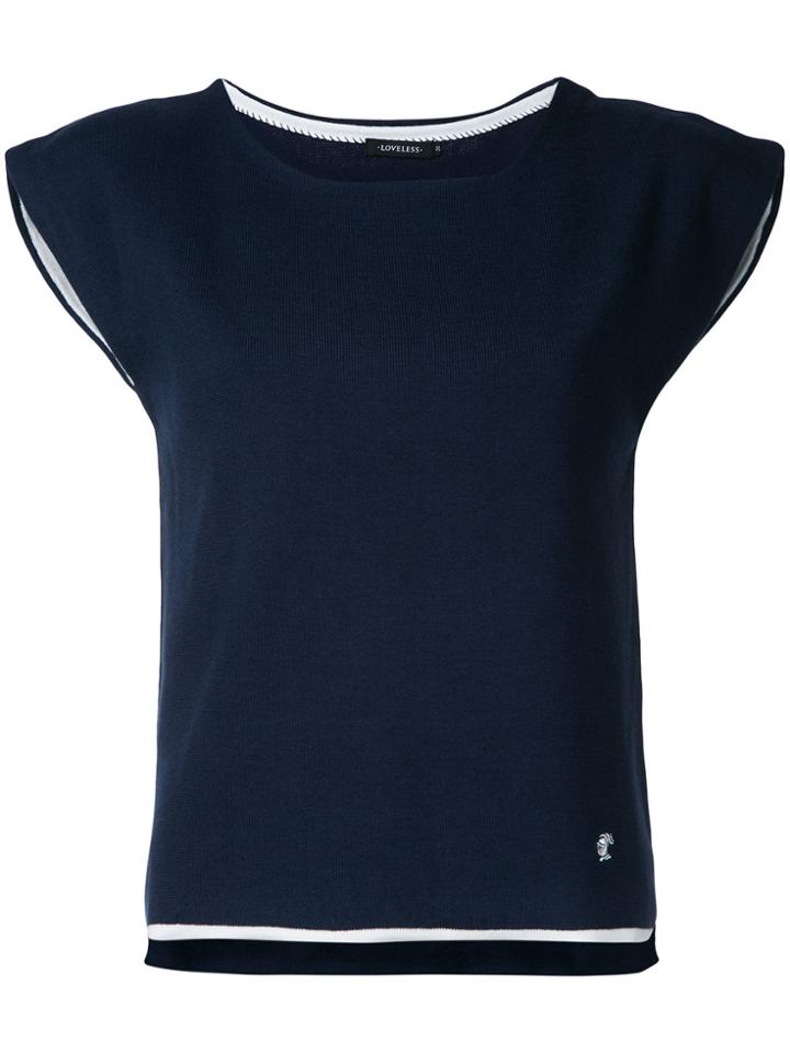 Loveless Knit T-shirt - Blue