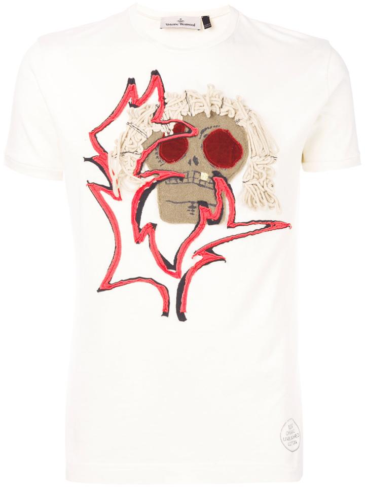 Vivienne Westwood T-shirt With Central Motif - Nude & Neutrals