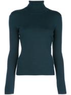 Gabriela Hearst Turtle Neck Plain Jumper - Green