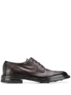 Officine Creative Distressed Derby Shoes - Brown