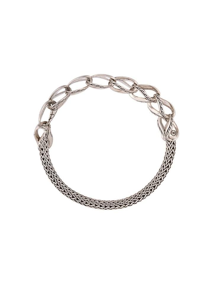 John Hardy Asli Link Half Bracelet - Silver