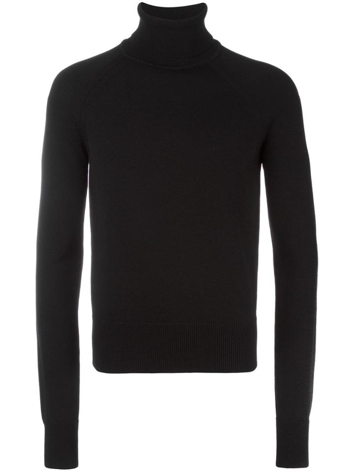 Dsquared2 Ski Ribbed Turtleneck Jumper - Black