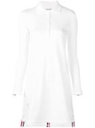 Thom Browne Short Polo Dress - White