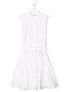 Zadig & Voltaire Kids Sleeveless Shirt Dress - White