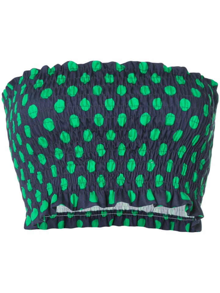N Duo Polka Dot Top - Blue