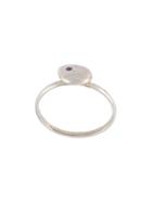 Natasha Collis Large Sapphire Nugget Ring, Women's, Size: 56.3, Metallic, Sterling Silver/sapphire