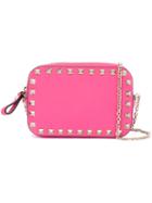 Valentino Mini 'rockstud' Shoulder Bag, Women's, Pink/purple