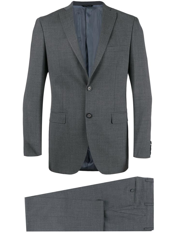 Tonello - Two-piece Suit - Men - Spandex/elastane/cupro/virgin Wool - 50, Grey, Spandex/elastane/cupro/virgin Wool