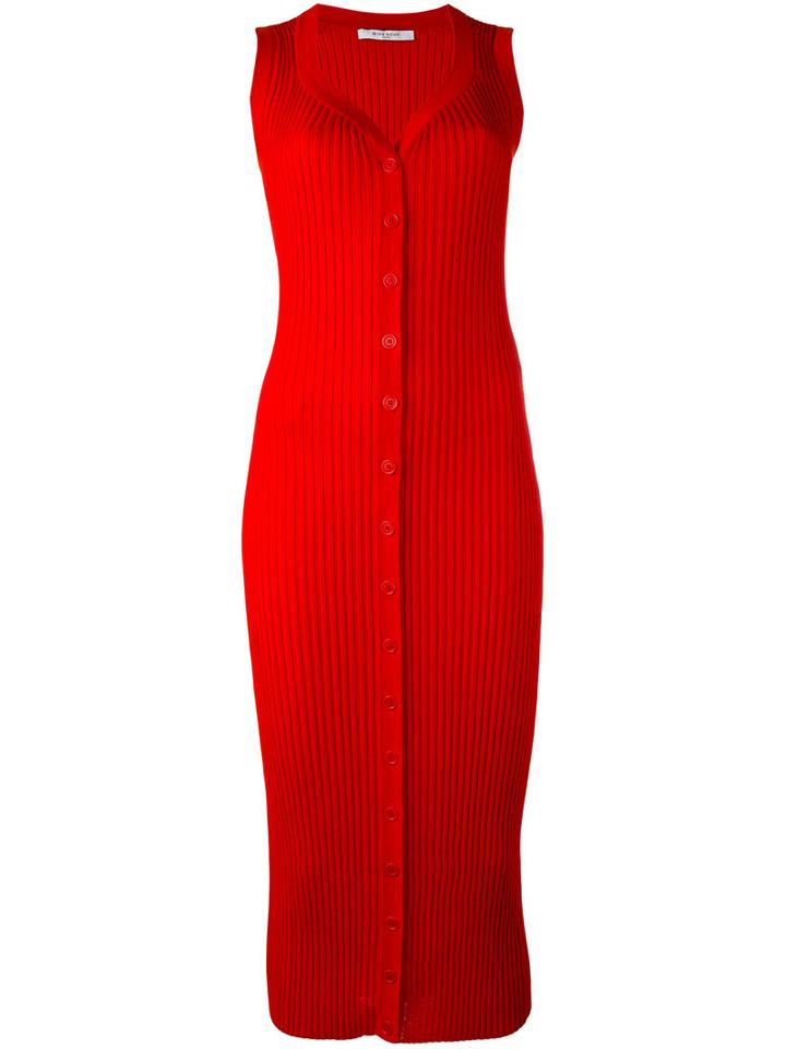 Givenchy - Knitted Waistcoat - Women - Wool - M, Red, Wool