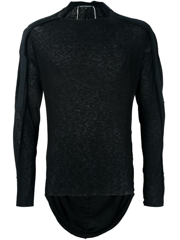 Cedric Jacquemyn Longsleeved Taped Kimono T-shirt