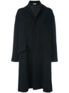 Plantation Single Breasted Coat, Women's, Size: Medium, Black, Cupro/wool