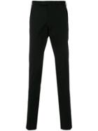 Biagio Santaniello Slim Fit Trousers - Black