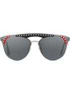 Prada Eyewear Prada Ornate Sunglasses - Black