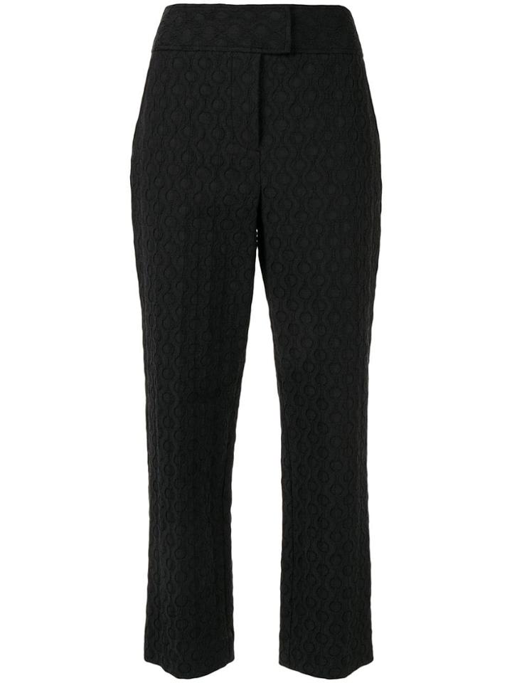Rebecca Taylor Jacquard Trousers - Black